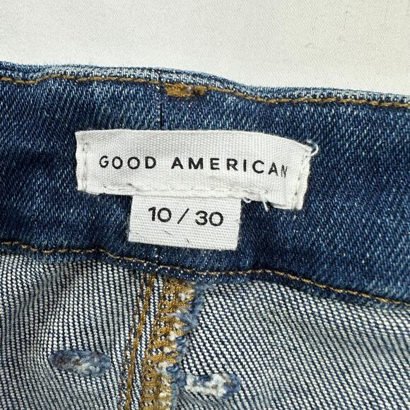 Good American Jeans Womens 30 Blue811 Good Legs Crop Mini Bootcut Stretch Denim - Picture 5 of 13